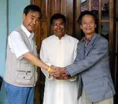 Japanese opposition leaders meet Belo in E. Timor